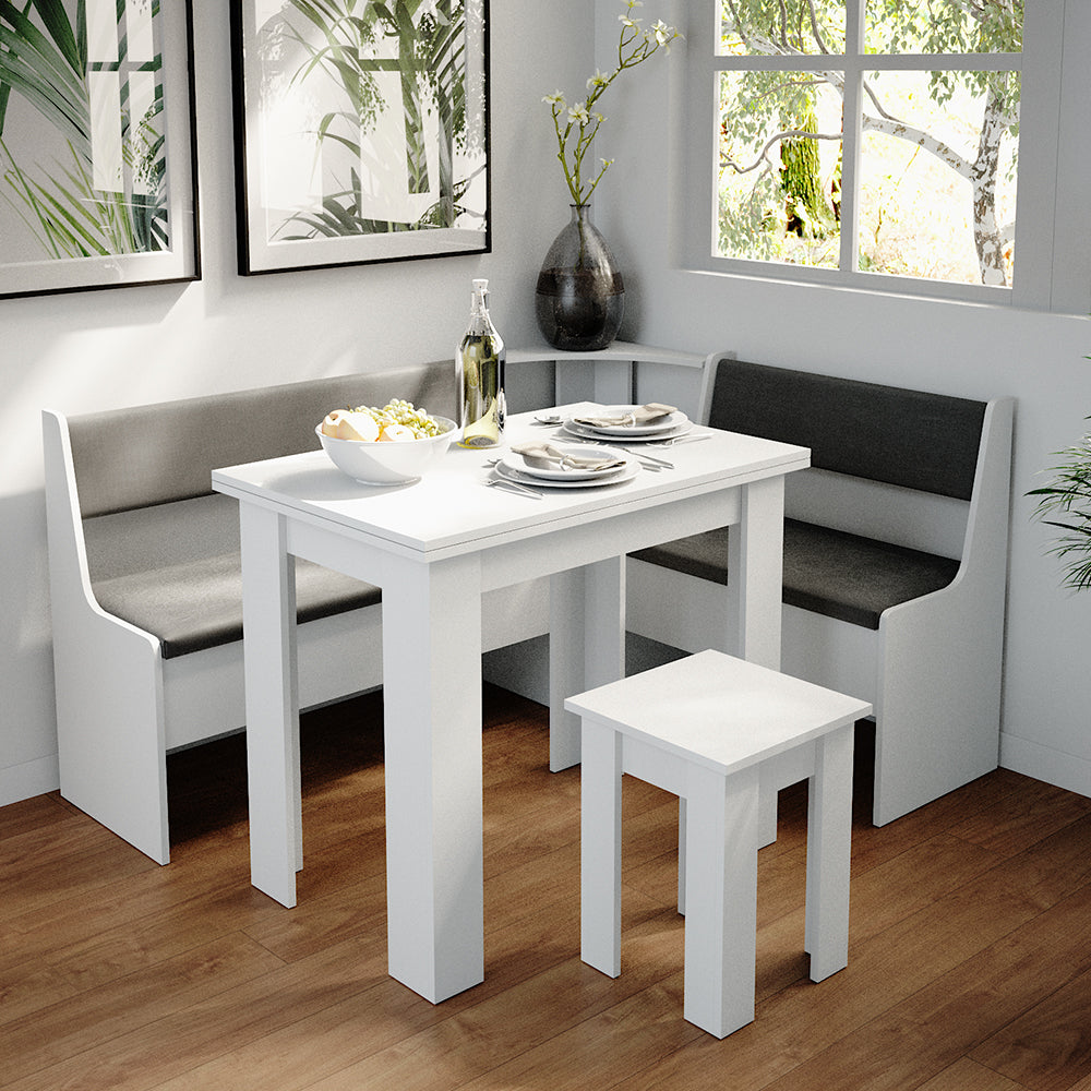 Vicco Panca ad angolo Bianco 41.5 x 76.6 cm