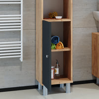 Vicco Mobile bagno alto Rovere 30 x 190 cm