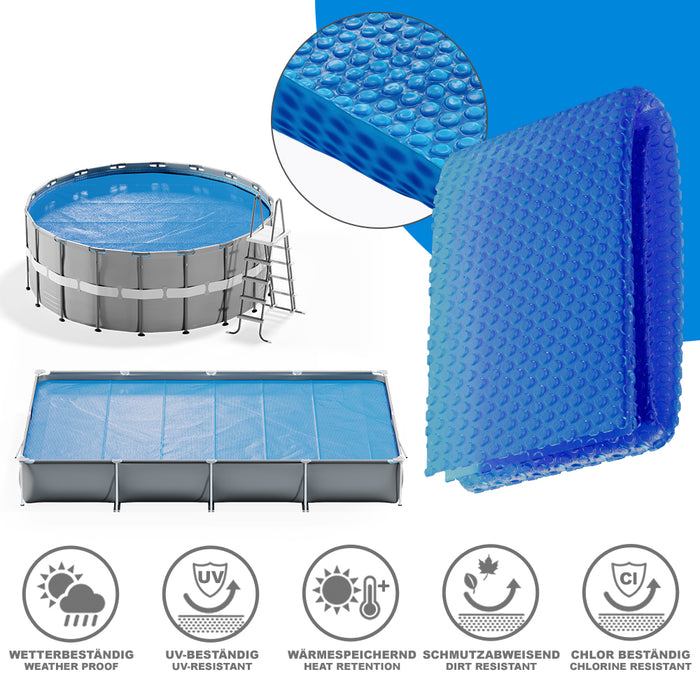 OK-Living Telo termico piscina Blu 600 cm Robusto telone My Solar da 400µ