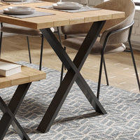 Vicco Gambe per tavolo Nero 70 x 72 cm Forma a X