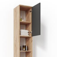 Vicco Mobile bagno alto Rovere 30 x 190 cm