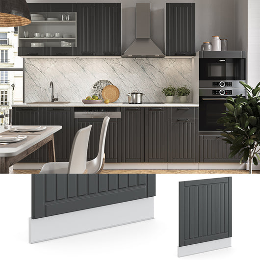 Vicco Pannello frontale Antracite casa di campagna 60 cm senza piano di lavoro