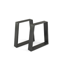 Vicco Gambe per tavolo Nero 40 x 42 cm Trapezoidale
