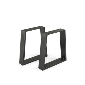 Vicco Gambe per tavolo Nero 40 x 42 cm Trapezoidale