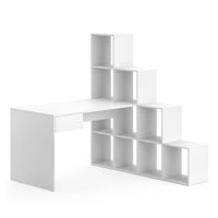 Vicco Scrivania angolare Bianco 139 x 142.4 cm