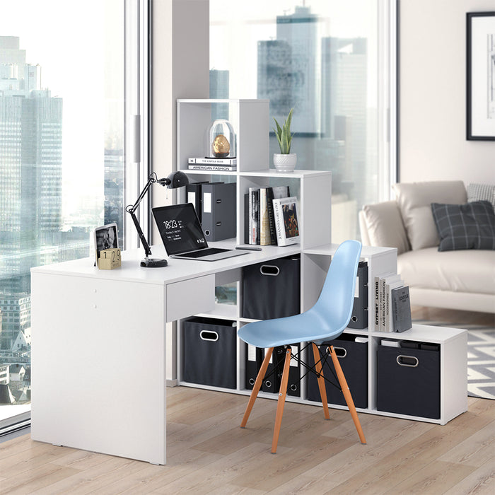 Vicco Scrivania angolare Bianco 139 x 142.4 cm