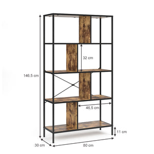 Vicco Divisorio per ambienti Legno antico 80 x 146 cm