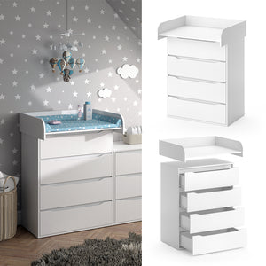 Vicco Fasciatoio Bianco 83.6 x 117 cm