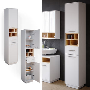 Vicco Mobile bagno alto Bianco 38 x 190 cm