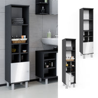 Vicco Mobiletto bagno Bianco lucido 30 x 130.6 cm porta piccola