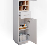 Vicco Mobile bagno alto Bianco 38 x 190 cm