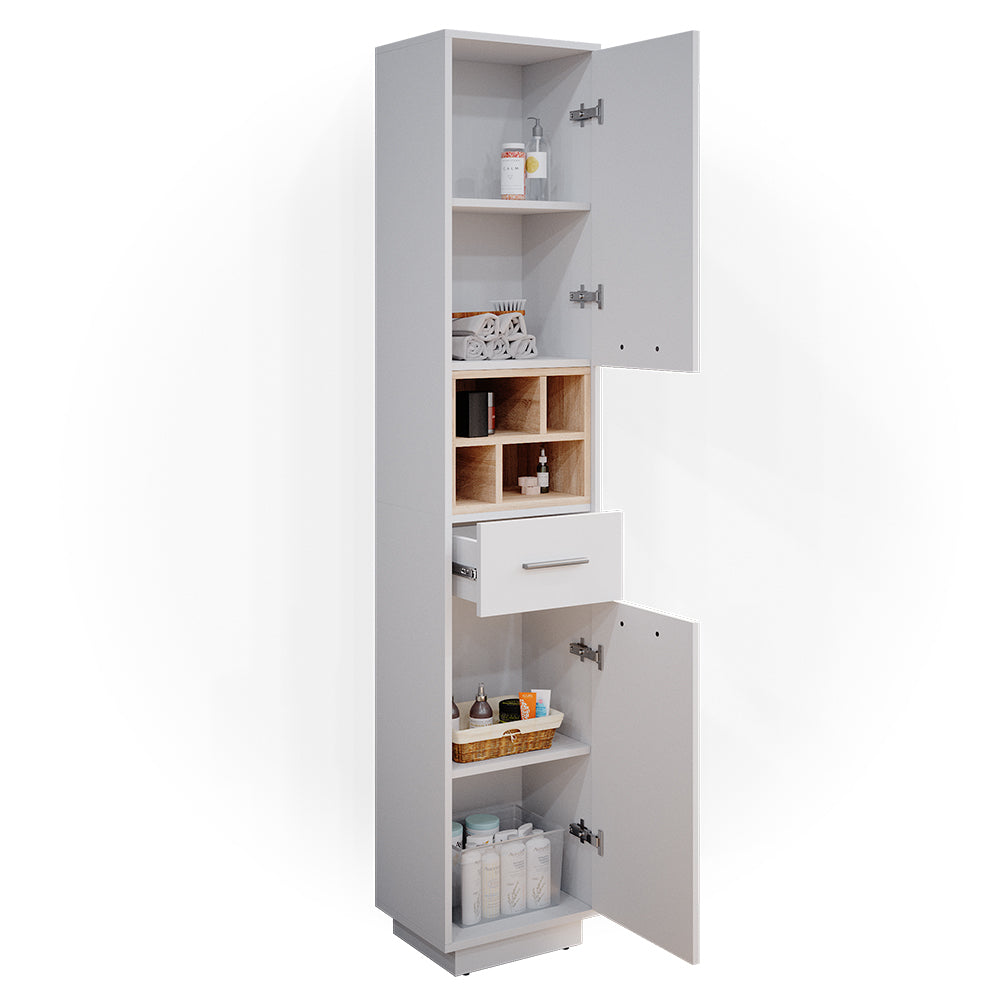 Vicco Mobile bagno alto Bianco 38 x 190 cm