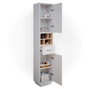 Vicco Mobile bagno alto Bianco 38 x 190 cm