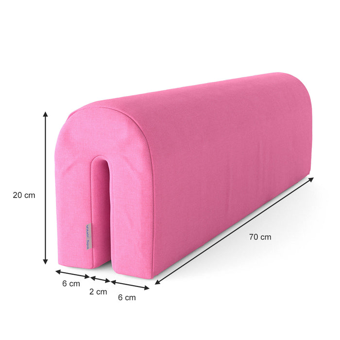 Vitalispa Protezione per il letto rosa 70 x 20 cm