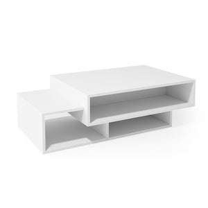 Vicco Tavolino da salotto Bianco 105 x 60 cm