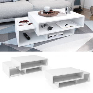 Vicco Tavolino da salotto Bianco 105 x 60 cm