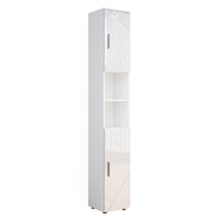 Vicco Mobile bagno alto Bianco lucido 30 x 192 cm