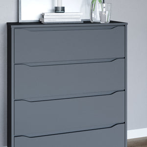 Vicco Credenza Antracite 48 x 101.6 cm con 4 cassetti