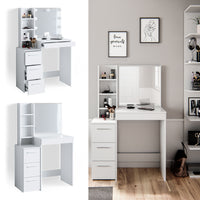 Vicco  Tavolo  da  toeletta  Bianco  40  cm