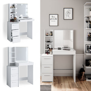 Vicco  Tavolo  da  toeletta  Bianco  40  cm