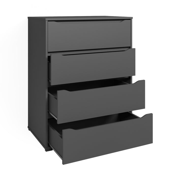 Vicco Credenza Antracite 48 x 101.6 cm con 4 cassetti