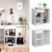 Vicco Cassettiera da toilette Bianco 80.1 x 75 cm