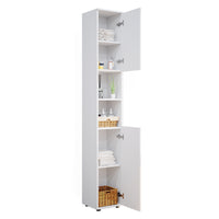 Vicco Mobile bagno alto Bianco lucido 30 x 192 cm