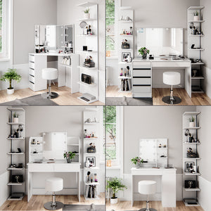 Vicco Scaffale a muro per la camera dei bambini Bianco 30 x 190 cm Con 6 scomparti aperti