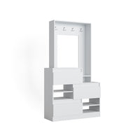 Vicco Armadio da ingresso Bianco 100 x 180 cm