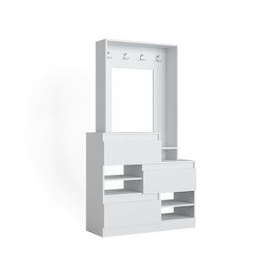 Vicco Armadio da ingresso Bianco 100 x 180 cm