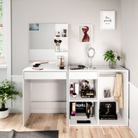 Vicco Cassettiera da toilette Bianco 80.1 x 75 cm