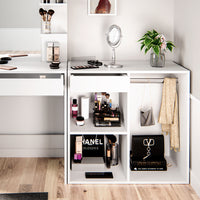 Vicco Cassettiera da toilette Bianco 80.1 x 75 cm