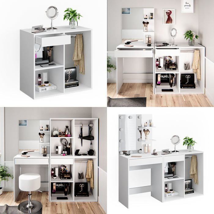 Vicco Cassettiera da toilette Bianco 80.1 x 75 cm