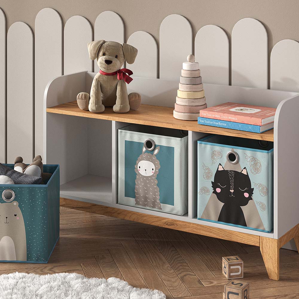 Vitalispa Scaffale per bambini Bianco 107.2 x 63.8 cm