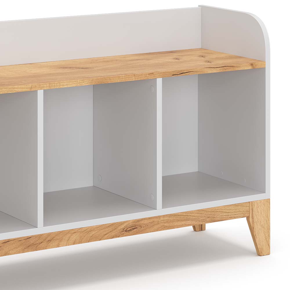 Vitalispa Scaffale per bambini Bianco 107.2 x 63.8 cm