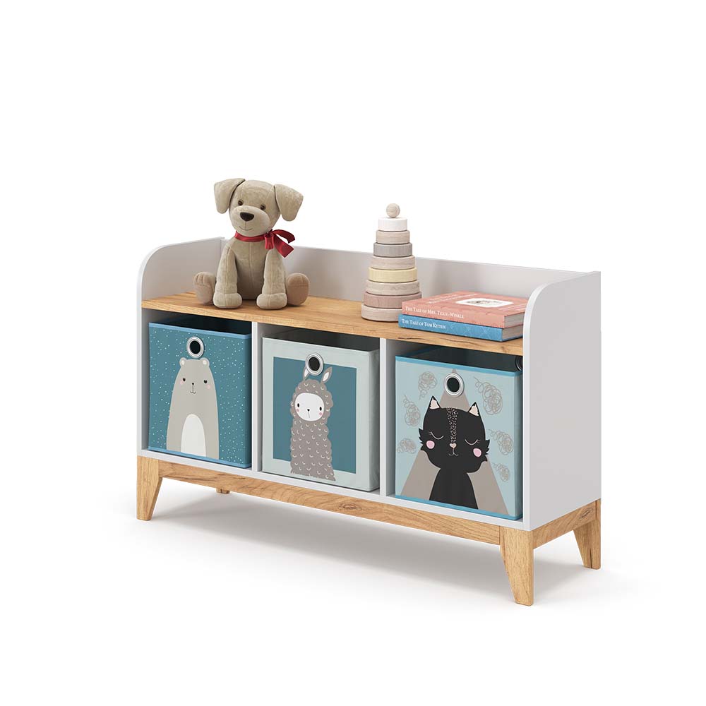 Vitalispa Scaffale per bambini Bianco 107.2 x 63.8 cm