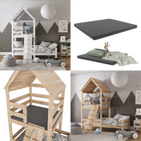 Vitalispa Materasso bambini Grigio 100 x 101 cm