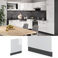 Vicco Pannello frontale Bianco lucido 60 cm senza piano di lavoro