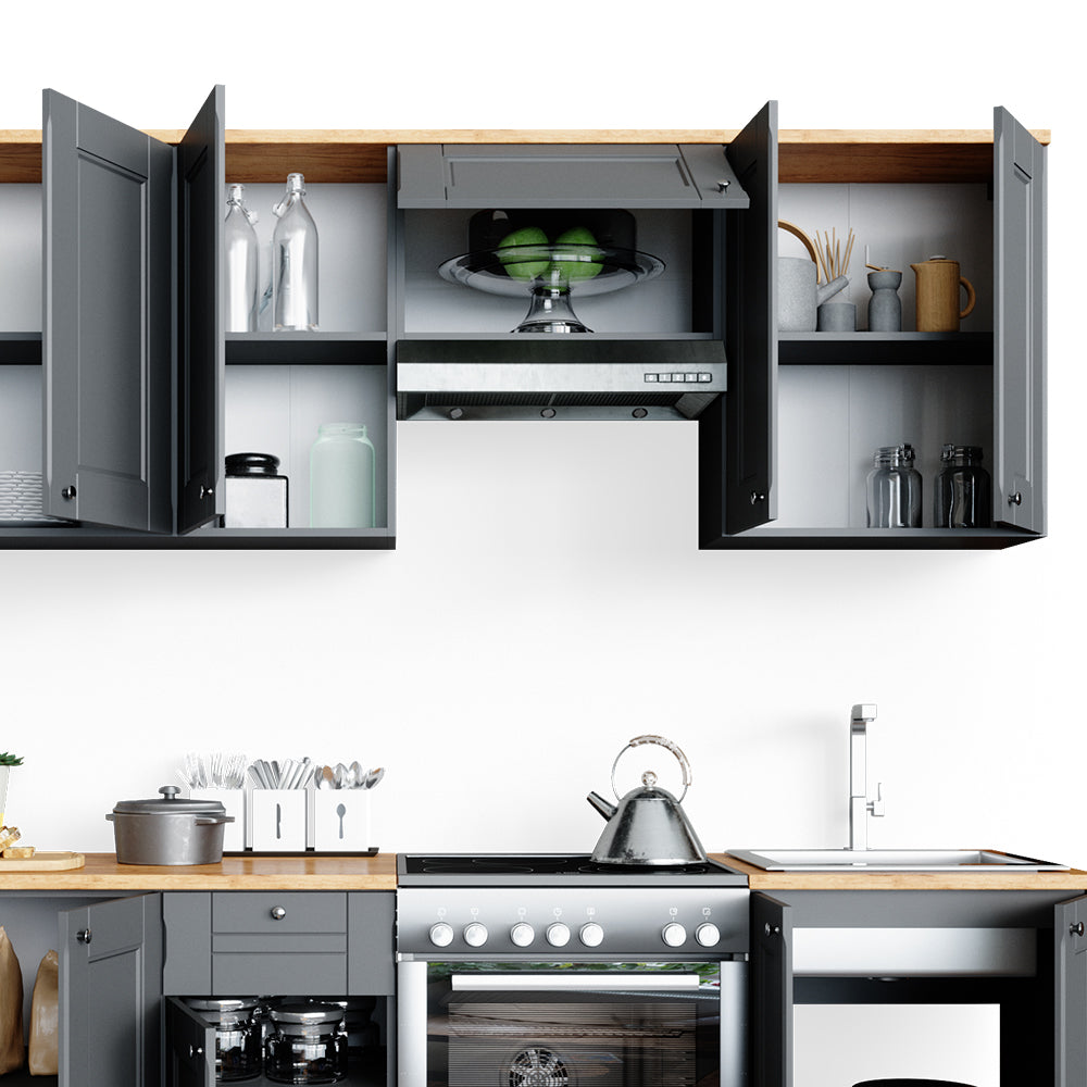 Vicco Mobile da cucina Grigio 240 cm , PL Goldkraft