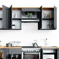 Vicco Mobile da cucina Grigio 240 cm , PL Goldkraft