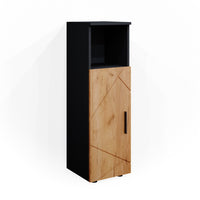 Vicco Mobiletto bagno Quercia dorata/antracite 30 x 95 cm