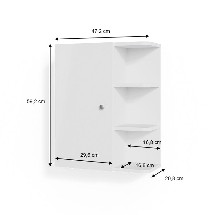 Vicco Mobile bagno Bianco 47.2 x 59.2 cm