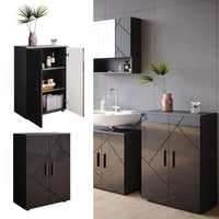 Vicco Mobiletto bagno Antracite lucido 60 x 81 cm