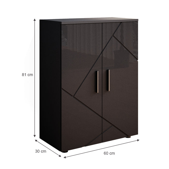 Vicco Mobiletto bagno Antracite lucido 60 x 81 cm