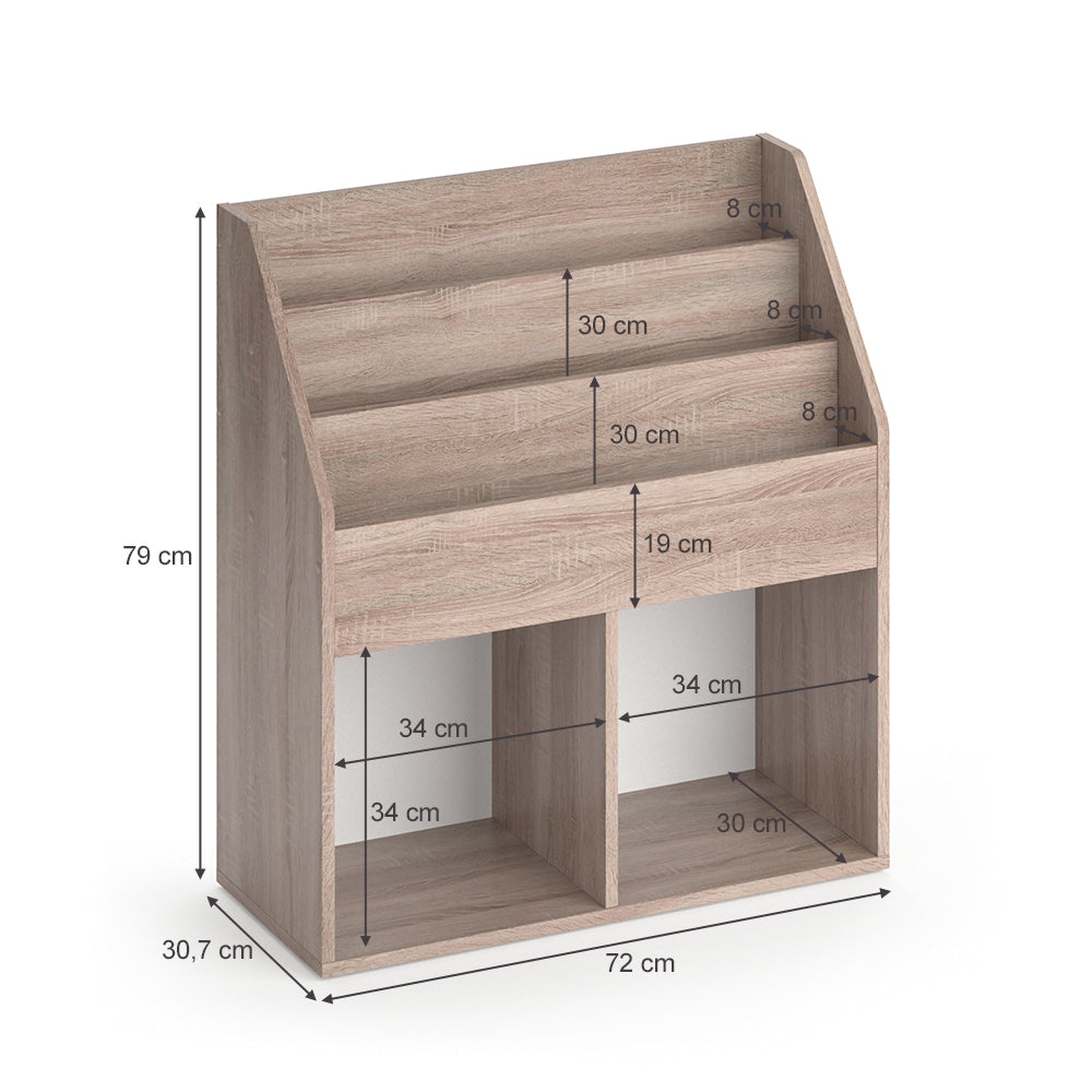 Vicco Libreria Sonoma 72 x 79 cm