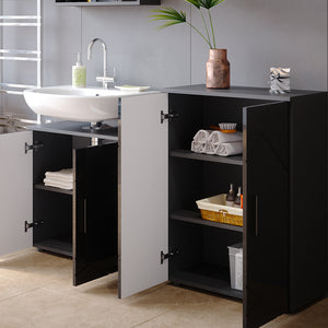 Vicco Mobiletto bagno Antracite lucido 60 x 81 cm