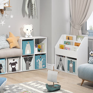 Vicco Libreria bambini Bianco 72 x 79 cm Senza box pieghevole