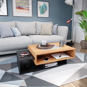 Vicco Tavolino da salotto Antracite 105 x 60 cm