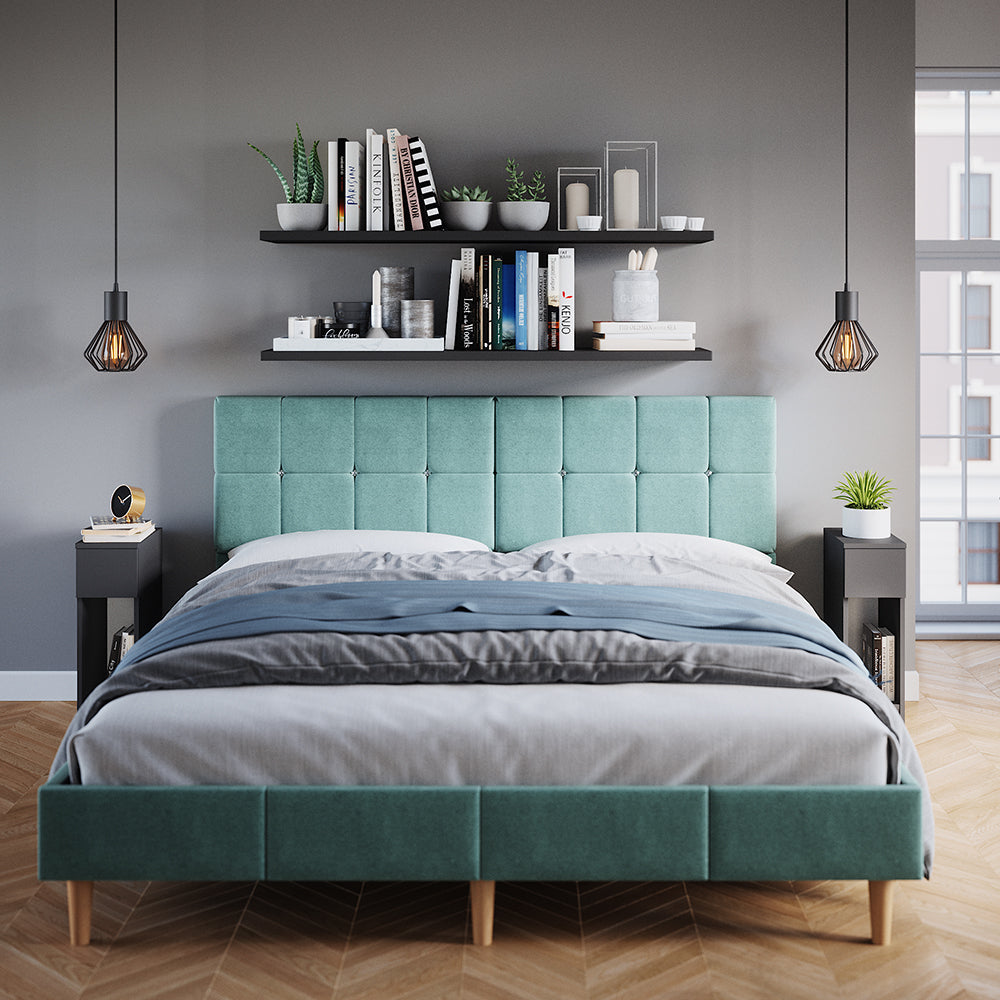 Vicco Comodino camera da letto Nero 20 x 59.5 cm Set di 2