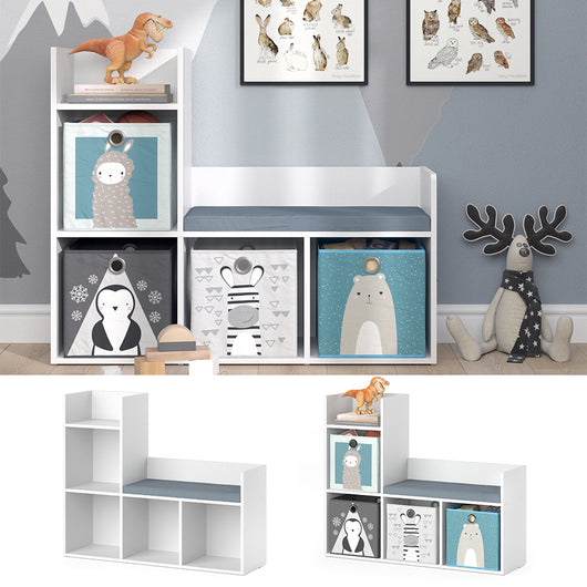 Vicco Scaffale per bambini Bianco 107.2 x 88.6 cm